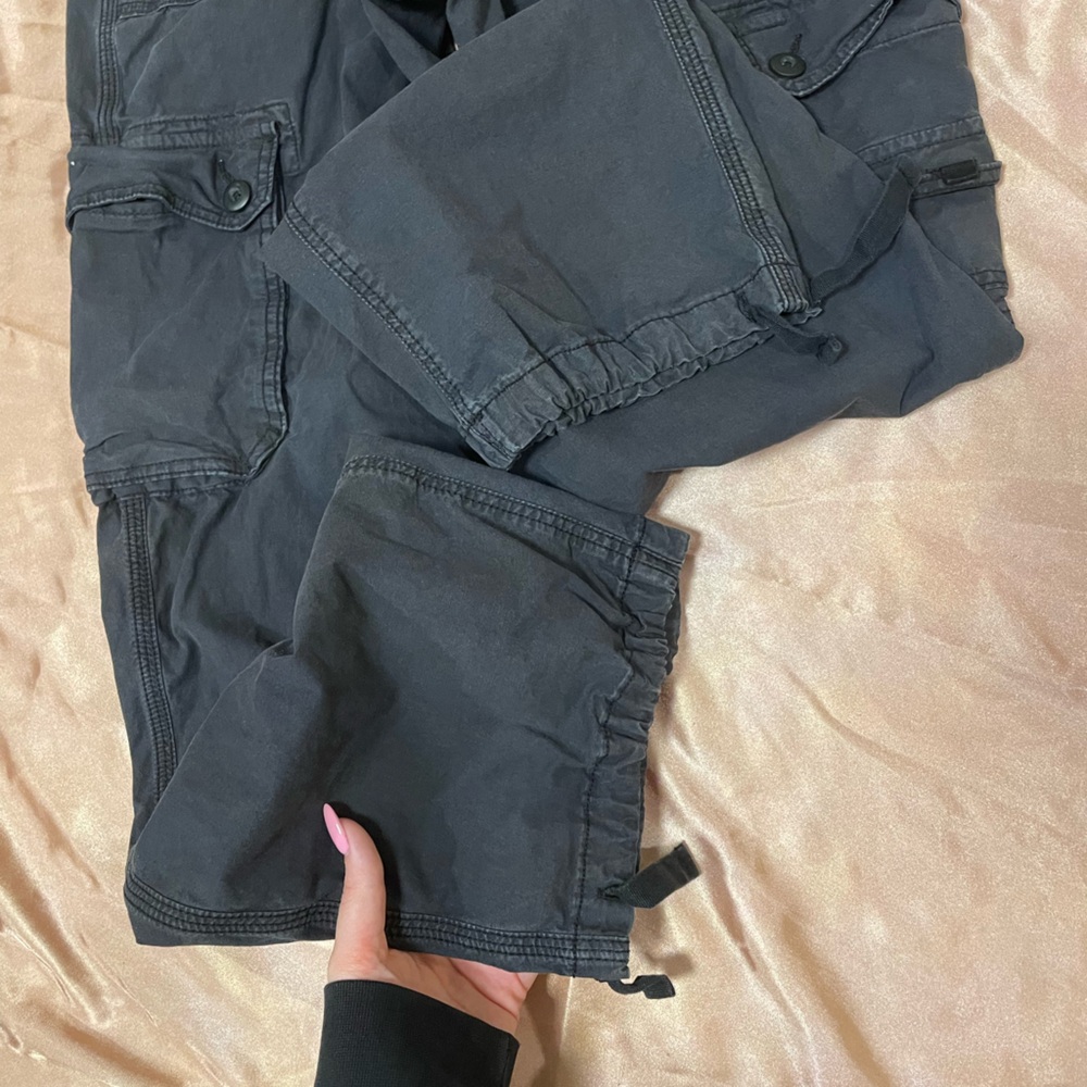 American Eagle Adjustable Ankle Cargo Joggers - image 2